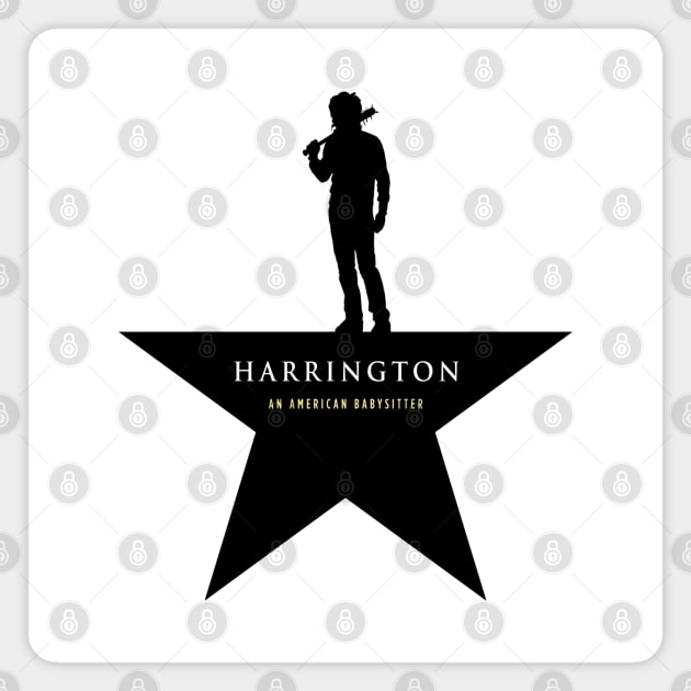 HARRINGTON: An American Babysitter (black) Magnet by cabinboy100